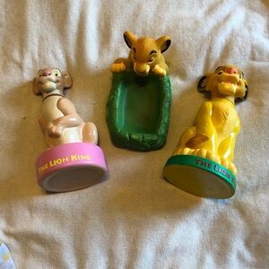 Vintage Disney Lion King bubble bath/soap dish set